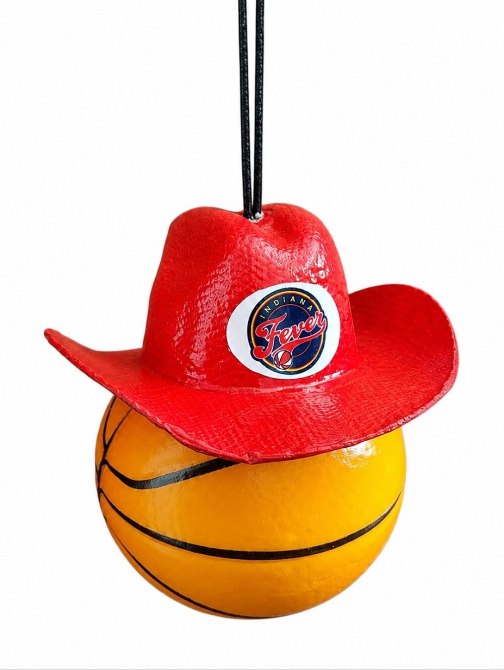 Indiana Fever Ornament Mini Cowboy Rodeo Hat Car Rearview Mirror Decoration WNBA
